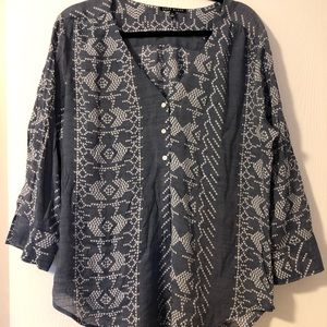 Print blouse